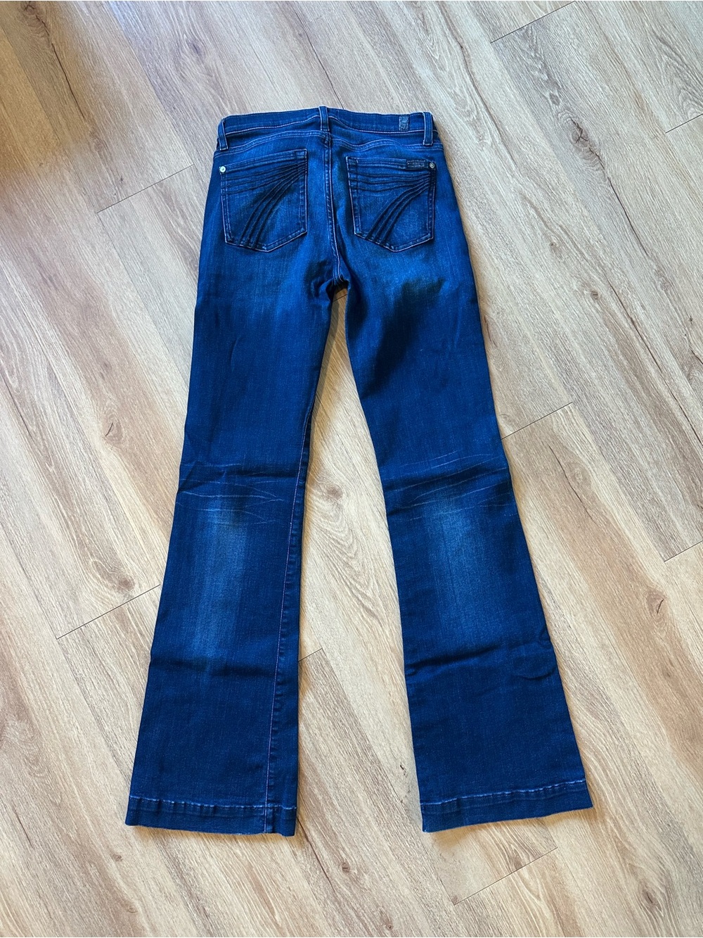 7 For All Mankind Dojo Dark Wash Jeans - Picture 2 of 6